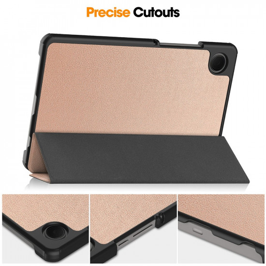 Techsuit FoldPro Samsung Galaxy Tab A11 / A9 Rose Gold Techsuit FoldPro Samsung Galaxy Tab A11 / A9 Rose Gold