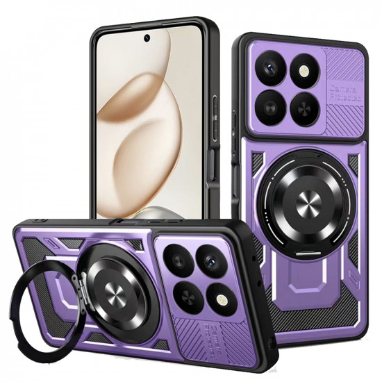 Techsuit RuggedCam Honor 400 Smart 5G / 400 Smart 4G / X7d 4G Purple