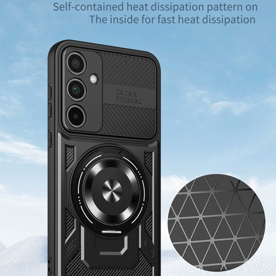 Techsuit RuggedCam Honor 400 Smart 5G / 400 Smart 4G / X7d 4G Black
