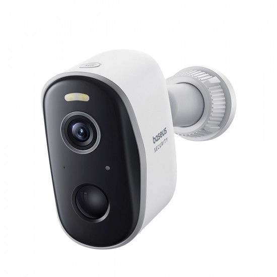 Baseus Outdoor Camera Security N1 (S0TW022131) 2K, 16GB, 4 Camera Kit, Two way Talk, Night Vision, IP67, 7.800mAh White