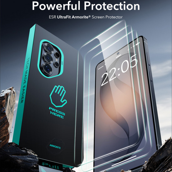 ESR Armorite Screen Protector (2pack) Samsung Galaxy S26 Ultra Clear ESR Armorite Screen Protector (2pack) Samsung Galaxy S26 Ultra Clear