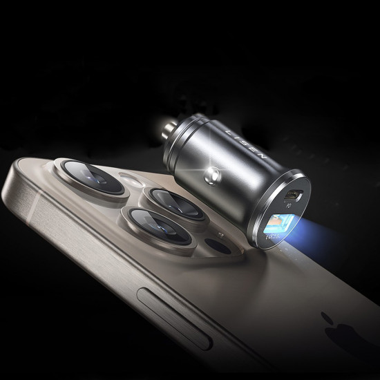 Lisen Car Charger (YL0223080037) (2 pack) USB, Type C, PD36W, Q3.0, 12V/24V Black Lisen Car Charger (YL0223080037) (2 pack) USB, Type C, PD36W, Q3.0, 12V/24V Black