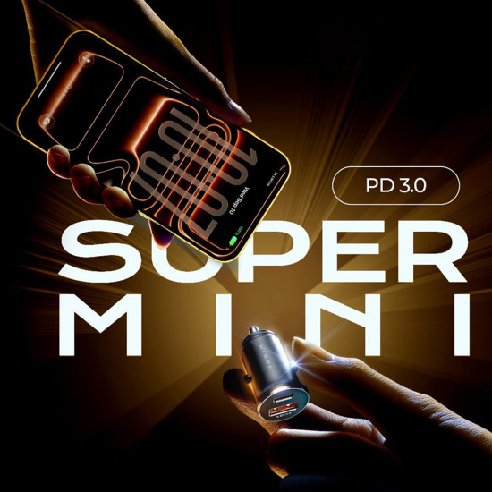 Lisen Car Charger (YL0223090002) Fast Charging, USB, Type C, Cigarette Lighter Adapter, PD36W, QC18W Black Lisen Car Charger (YL0223090002) Fast Charging, USB, Type C, Cigarette Lighter Adapter, PD36W, QC18W Black