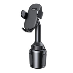 Lisen Car Holder (YL0220100001) for Cup Holder, Universal, Multi Angle Adjustment, Secure Fit, Anti Shake Black