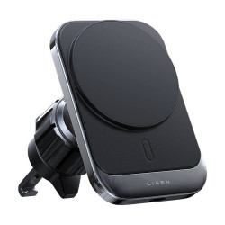Lisen Car Holder with Wireless Charging (YL0223070009) MagSafe, Air Vent, Square Shape, One Click Release, 15W Black