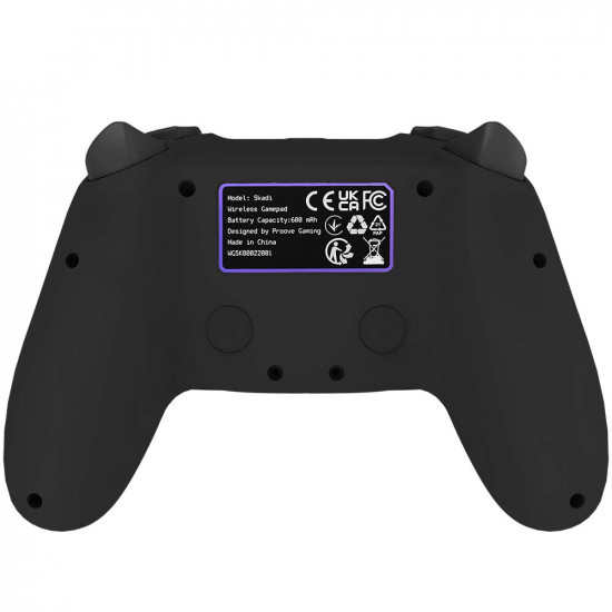 Proove Wireless Controller Skadi (WGSK00022001) Ergonomic, USB C, AUX, BT, Touch pad, for PS4, PC, Android, 600mAh Black Proove Wireless Controller Skadi (WGSK00022001) Ergonomic, USB C, AUX, BT, Touch pad, for PS4, PC, Android, 600mAh Black