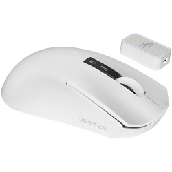 Proove Wireless Mouse Jester 8K (WMJS00022002) for Gaming, OLED Display, 7 Buttons, 800 26000DPI, 500mAh, 1.5m White Proove Wireless Mouse Jester 8K (WMJS00022002) for Gaming, OLED Display, 7 Buttons, 800 26000DPI, 500mAh, 1.5m White