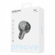 Proove Car Charger with FM Modulator (FMSS30110003) with Touch Screen, USB, Type C, U Disk, TF, Bluetooth 5.0, 30W Grey