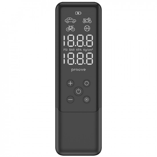 Proove Car Pump Assistant Mini (PPAM85010901) Portable Compressor, Digital Display, for Cigarette Lighter, 85W Black Proove Car Pump Assistant Mini (PPAM85010901) Portable Compressor, Digital Display, for Cigarette Lighter, 85W Black