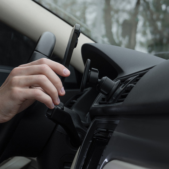 Proove Car Holder Block (CHMA00000001) Magnetic, for Air Vent, with Silicone Coating, Universal Black