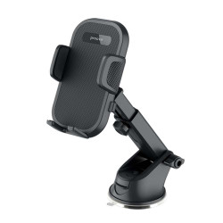 Proove Car Holder Longway Plaid (CHLP00000001) for Windshield/Dashboard, with Suction Cup, 4.7'' 6.9" Phones Black