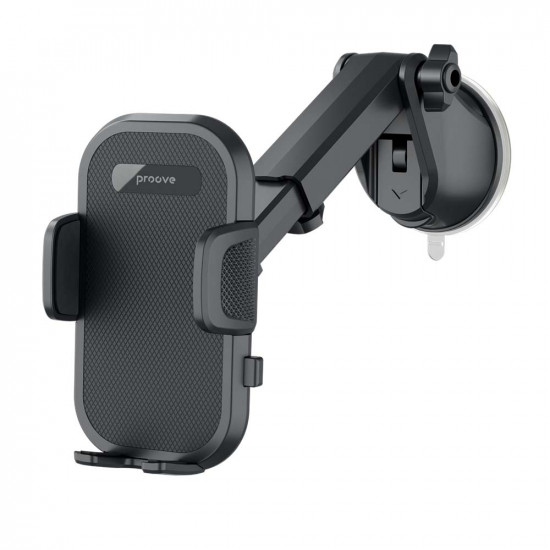 Proove Car Holder Longway Plaid (CHLP00000001) for Windshield/Dashboard, with Suction Cup, 4.7'' 6.9" Phones Black Proove Car Holder Longway Plaid (CHLP00000001) for Windshield/Dashboard, with Suction Cup, 4.7'' 6.9" Phones Black