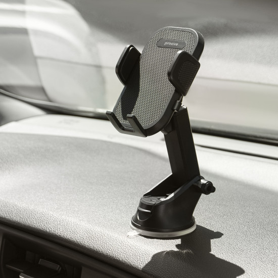 Proove Car Holder Longway Plaid (CHLP00000001) for Windshield/Dashboard, with Suction Cup, 4.7'' 6.9" Phones Black Proove Car Holder Longway Plaid (CHLP00000001) for Windshield/Dashboard, with Suction Cup, 4.7'' 6.9" Phones Black