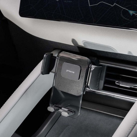 Proove Car Holder Crystal Clamp Plus (CHCCP0000001) Air Vent, Mechanical Clamp, Secure Mount, for 4.7 6.9" Phones Black Proove Car Holder Crystal Clamp Plus (CHCCP0000001) Air Vent, Mechanical Clamp, Secure Mount, for 4.7 6.9" Phones Black