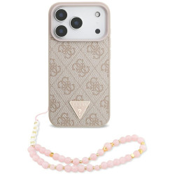 Case Guess 4G Strap Triangle Logo        MagSafe for iPhone 17 Pro pink