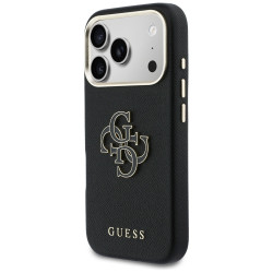 Case Guess FW Resin Logo for iPhone 17 Pro black