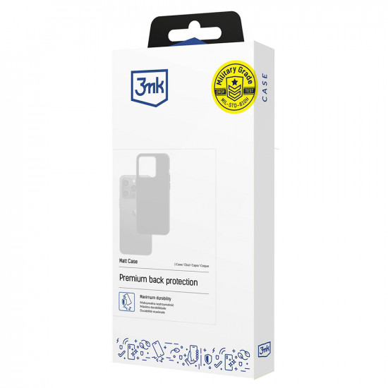 3mk Matt Case Xiaomi Redmi Note 15 Pro 5G Black