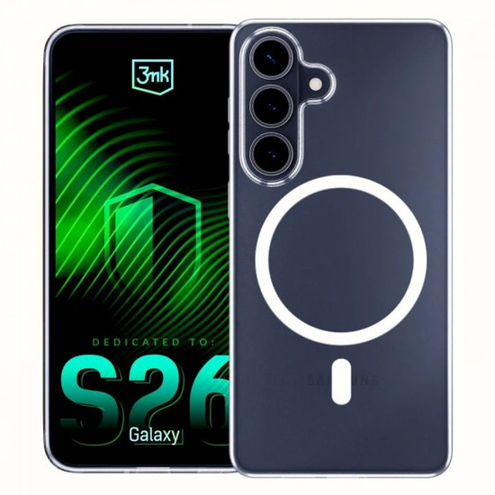 3mk Clear MagCase Samsung Galaxy S26 Transparent