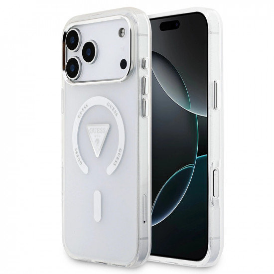 Guess IML Gradient Triangle Logo MagSafe (GUHMP17XHGTMLCGT) iPhone 17 Pro Max Clear