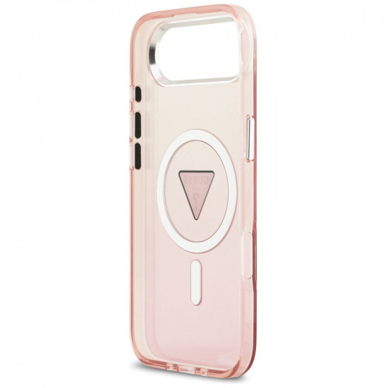 Guess IML Gradient Triangle Logo MagSafe (GUHMP17MHGTMLCGP) iPhone 17 Air Pink Guess IML Gradient Triangle Logo MagSafe (GUHMP17MHGTMLCGP) iPhone 17 Air Pink