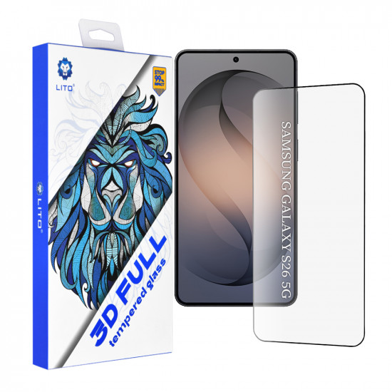 Lito 3D Full Cover Samsung Galaxy S26 Black