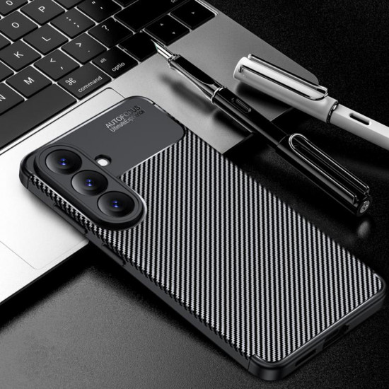 Techsuit CarbonFiber Samsung Galaxy S26 Black