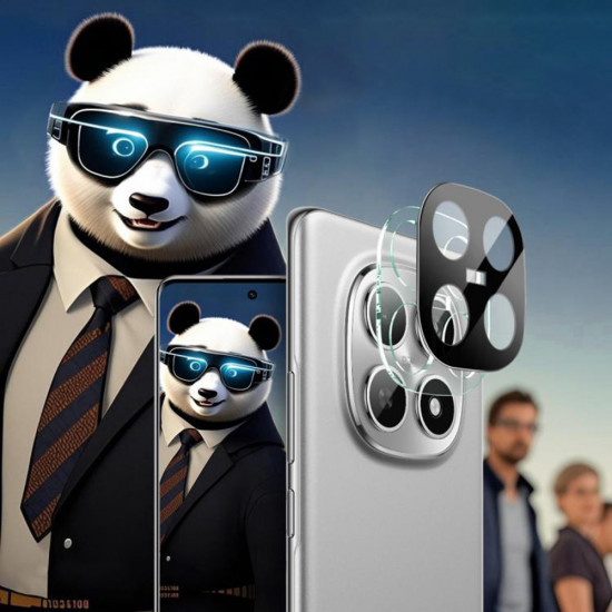 Techsuit Full Camera Glass Xiaomi Redmi Note 15 5G / Poco M8 5G Black