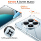 Techsuit Shockproof Clear Silicone Xiaomi Redmi Note 15 Pro 4G Clear