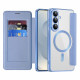 Techsuit SmartMag Book Case Samsung Galaxy S26 Light Blue