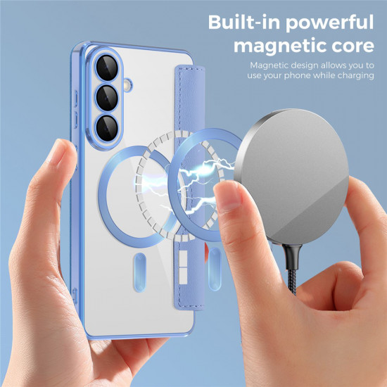 Techsuit SmartMag Book Case Samsung Galaxy S26 Light Blue