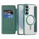 Techsuit SmartMag Book Case Samsung Galaxy S26 Green