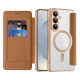 Techsuit SmartMag Book Case Samsung Galaxy S26 Brown