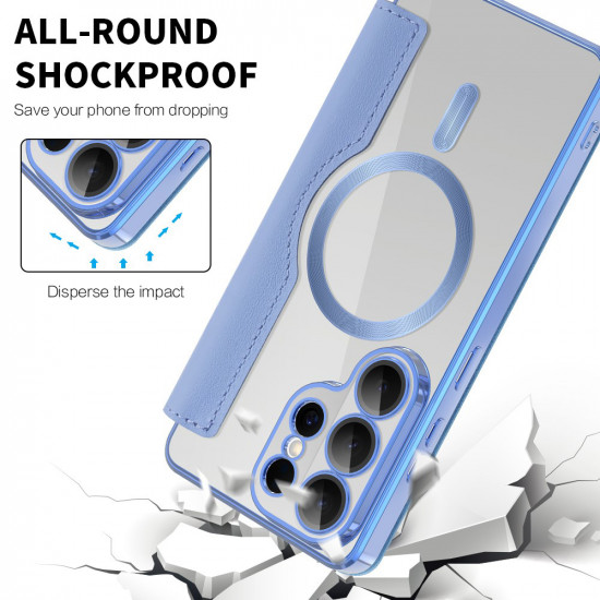 Techsuit SmartMag Book Case Samsung Galaxy S26 Ultra Light Blue Techsuit SmartMag Book Case Samsung Galaxy S26 Ultra Light Blue