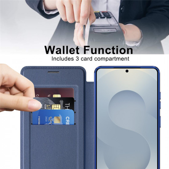 Techsuit SmartMag Book Case Samsung Galaxy S26 Ultra Blue Techsuit SmartMag Book Case Samsung Galaxy S26 Ultra Blue