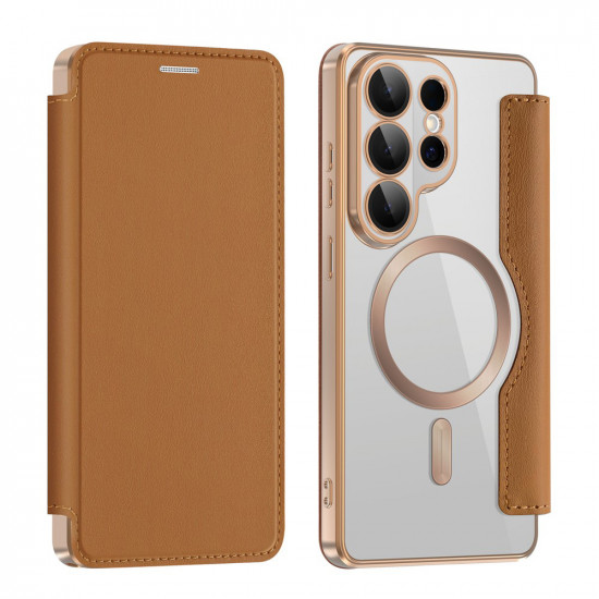 Techsuit SmartMag Book Case Samsung Galaxy S26 Ultra Brown Techsuit SmartMag Book Case Samsung Galaxy S26 Ultra Brown