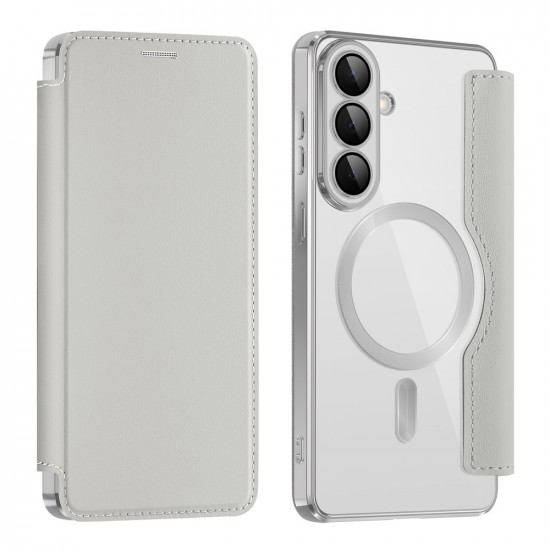 Techsuit SmartMag Book Case Samsung Galaxy S26 Gray