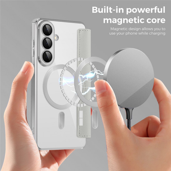 Techsuit SmartMag Book Case Samsung Galaxy S26 Gray