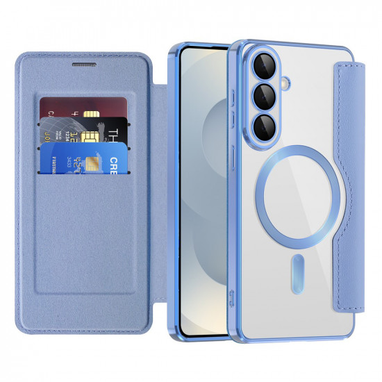 Techsuit SmartMag Book Case Samsung Galaxy S26 Plus Light Blue