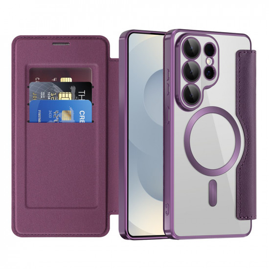 Techsuit SmartMag Book Case Samsung Galaxy S26 Ultra Purple