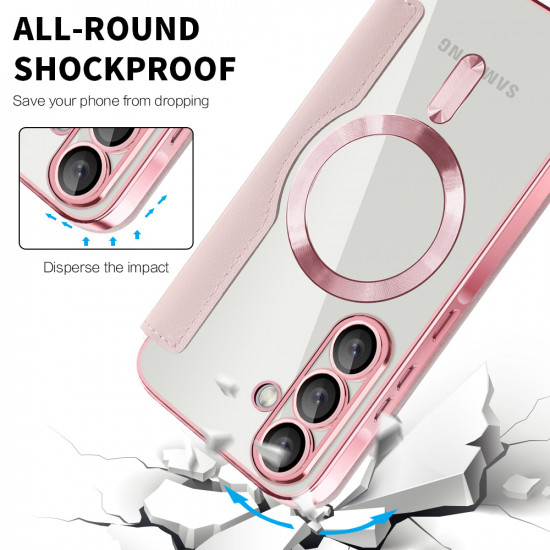 Techsuit SmartMag Book Case Samsung Galaxy A57 5G Pink Techsuit SmartMag Book Case Samsung Galaxy A57 5G Pink