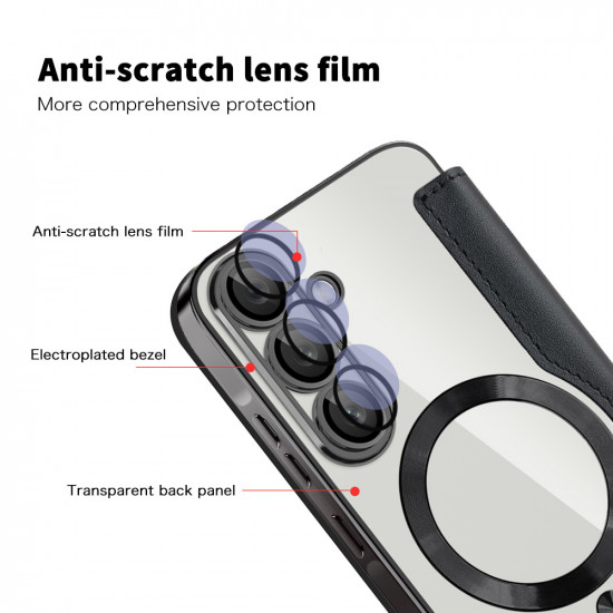 Techsuit SmartMag Book Case Samsung Galaxy A57 5G Black