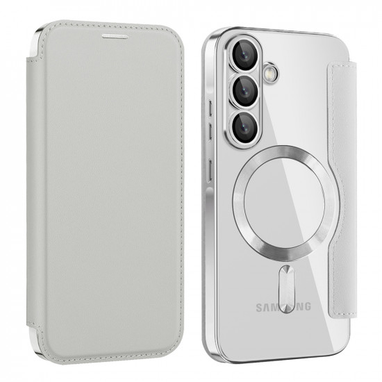 Techsuit SmartMag Book Case Samsung Galaxy A37 5G Gray
