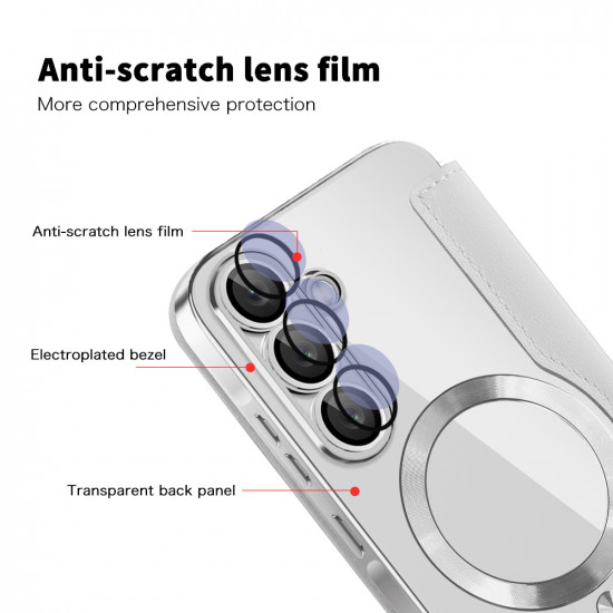 Techsuit SmartMag Book Case Samsung Galaxy A37 5G Gray
