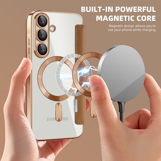 Techsuit SmartMag Book Case Samsung Galaxy A37 5G Brown Techsuit SmartMag Book Case Samsung Galaxy A37 5G Brown