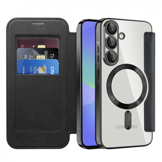 Techsuit SmartMag Book Case Samsung Galaxy A37 5G Black Techsuit SmartMag Book Case Samsung Galaxy A37 5G Black