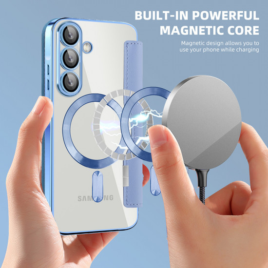 Techsuit SmartMag Book Case Samsung Galaxy A57 5G Light Blue