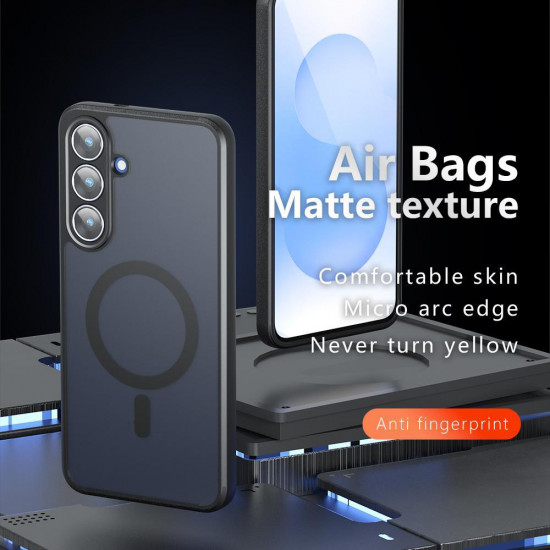 Techsuit PureFrost MagSafe Samsung Galaxy S26 Plus Frosted Black