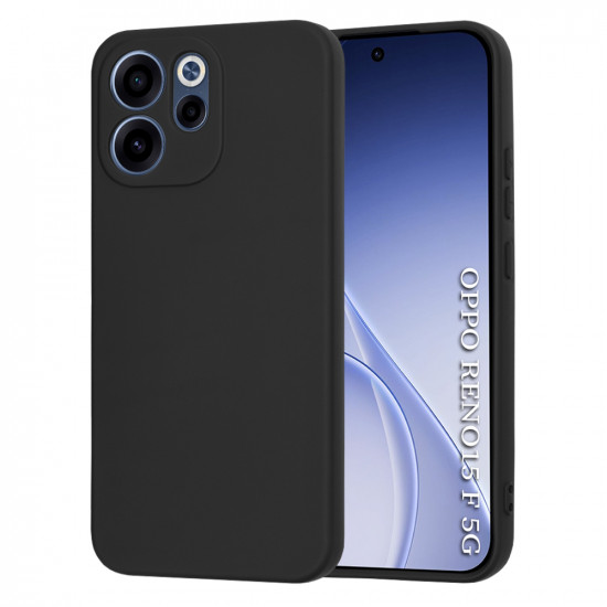 Techsuit SoftFlex Oppo Reno15 F / Reno15 FS 5G Black Techsuit SoftFlex Oppo Reno15 F / Reno15 FS 5G Black