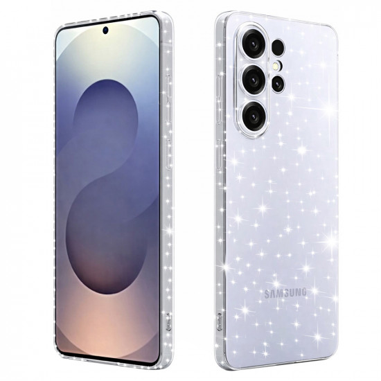 Techsuit SparkleSkin Series Samsung Galaxy S26 Ultra Clear