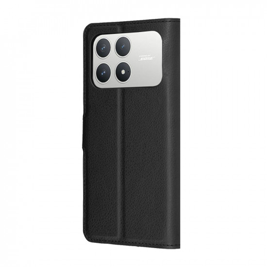 Techsuit Leather Folio Xiaomi Poco F8 Pro Black